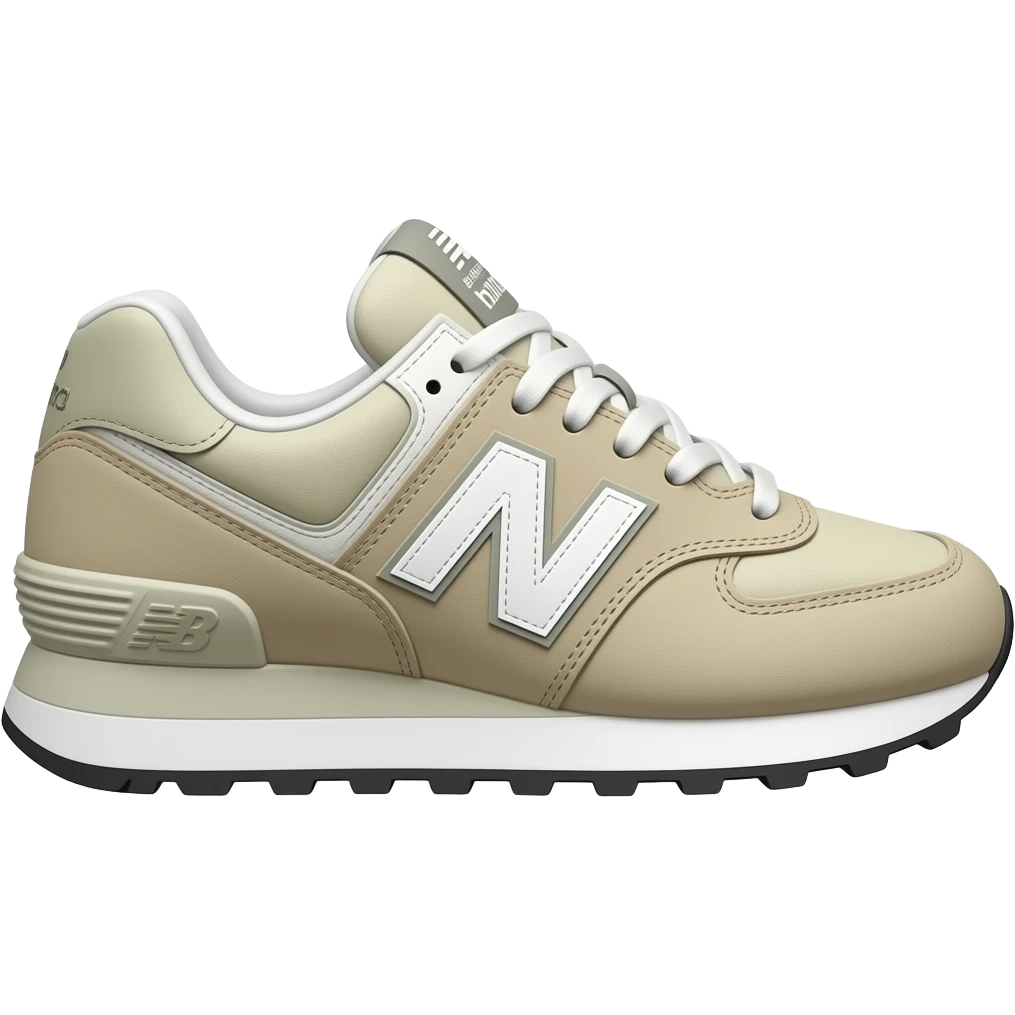 beige New Balance sneakers emoji