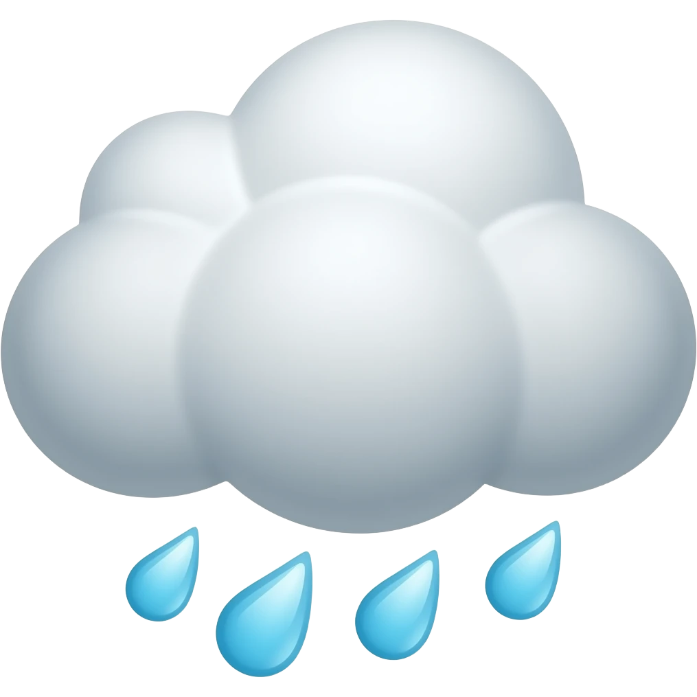 rain cloud emoji