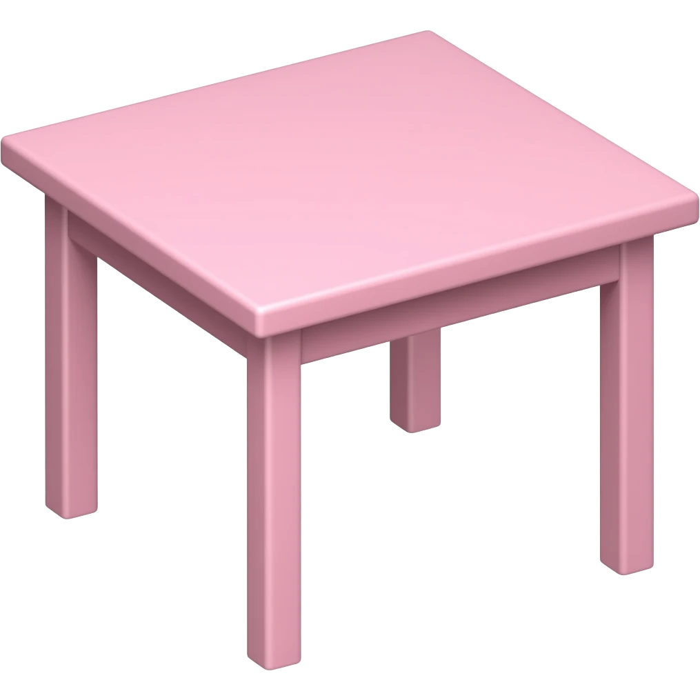 pink table emoji