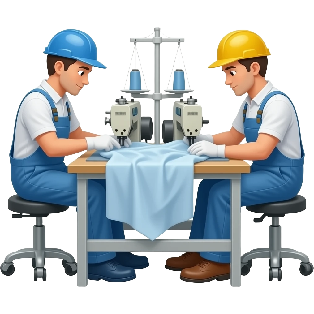 garments factory workers emojis working in the floor emoji
