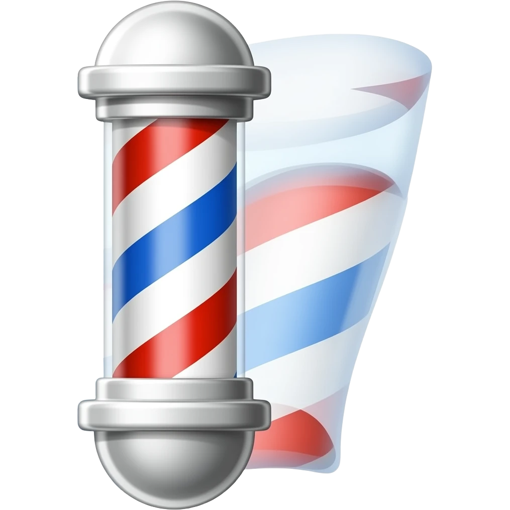 Barber pole emoji