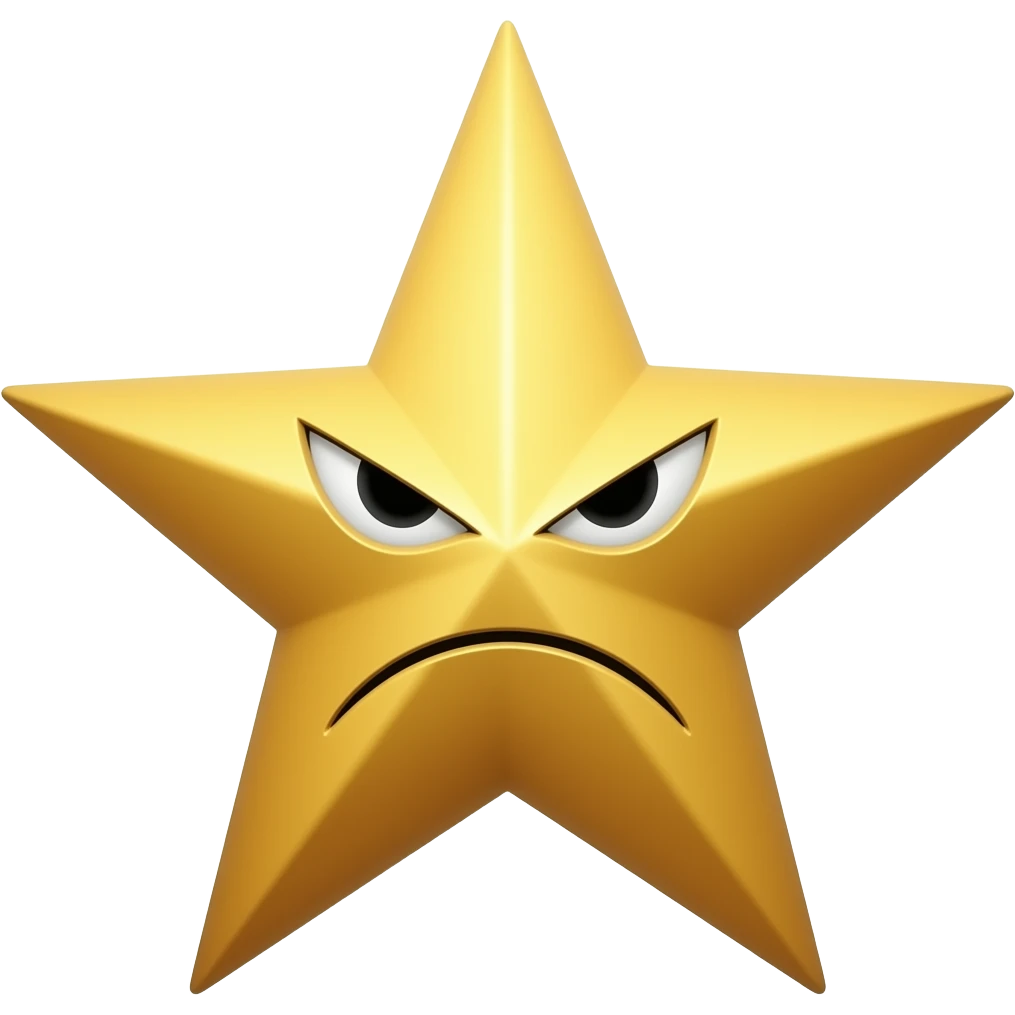 злая звезда emoji