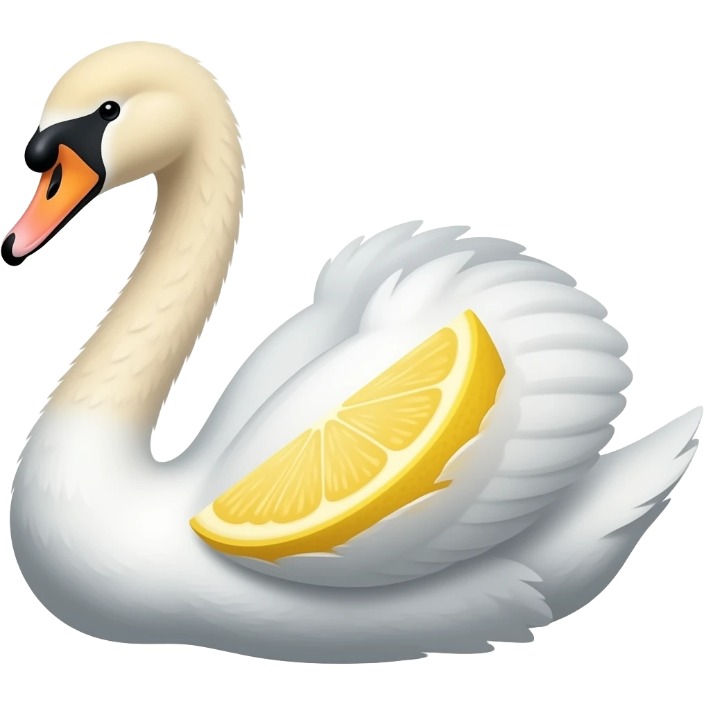 Swan 🦢 + lemon 🍋 emoji