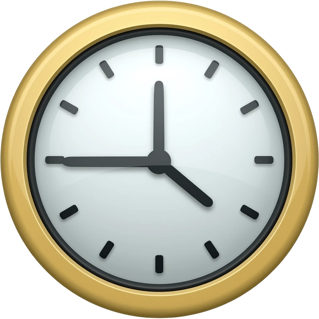 icono reloj emoji