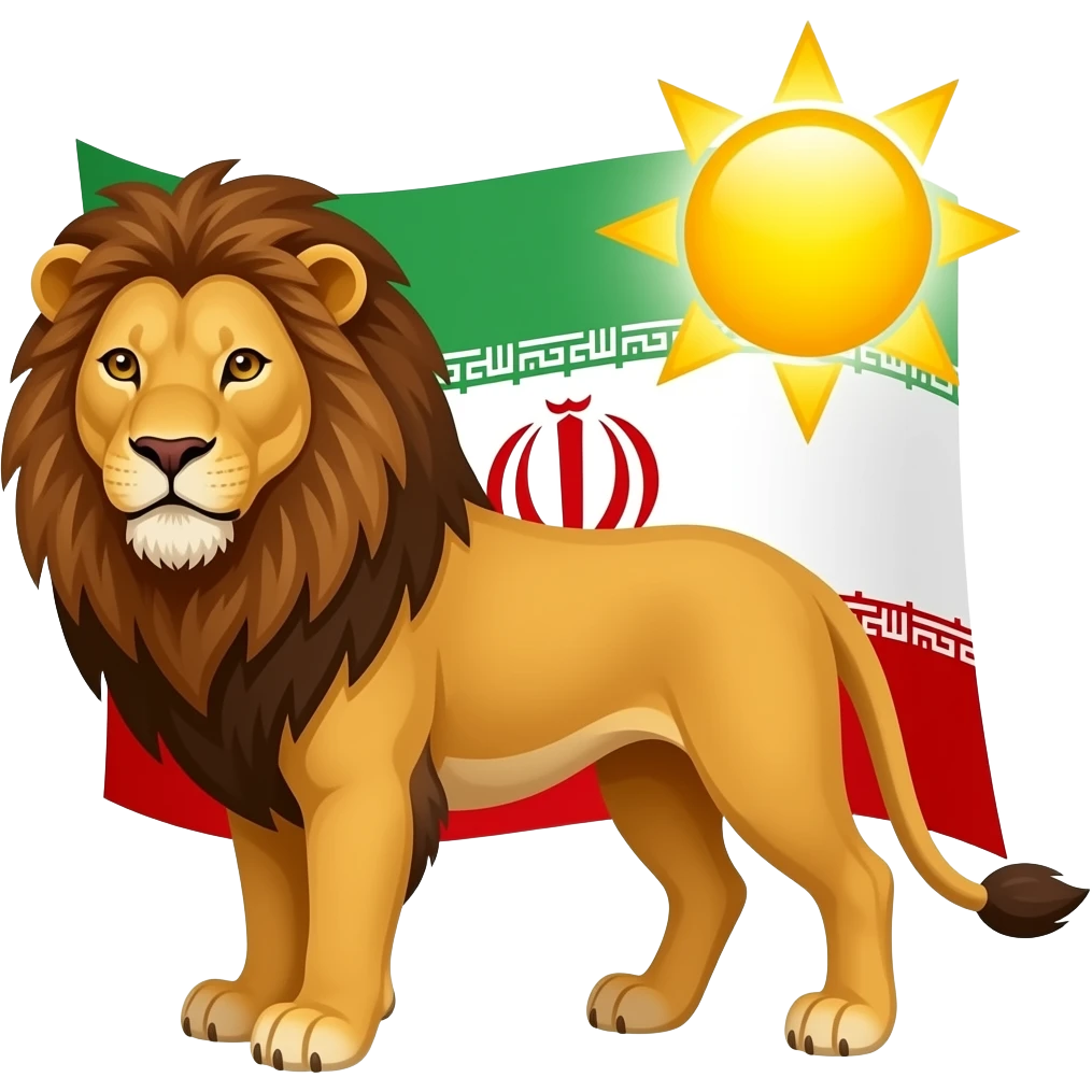🇮🇷🦁🌞 emoji