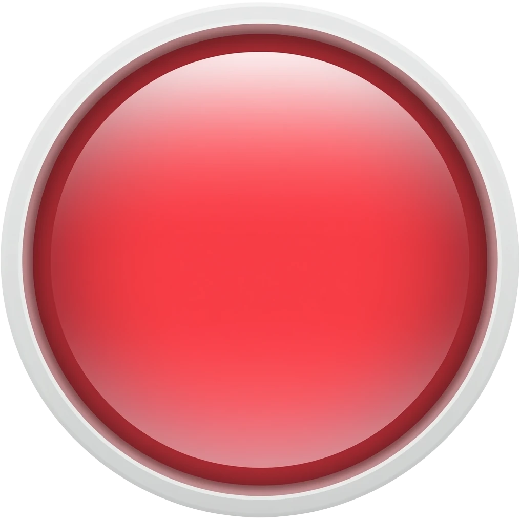 red round no more sign, transparent emoji
