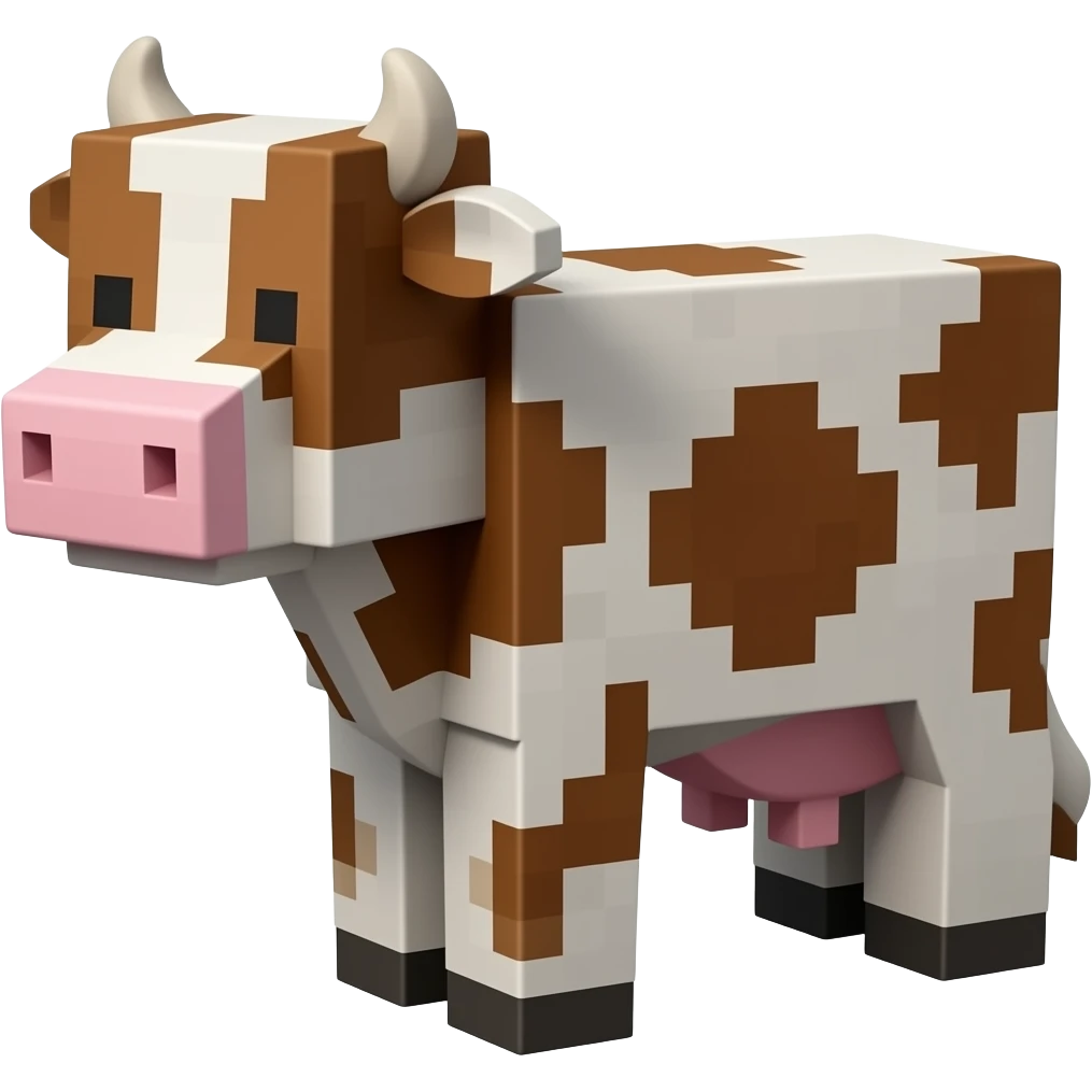 Cow Minecraft emoji