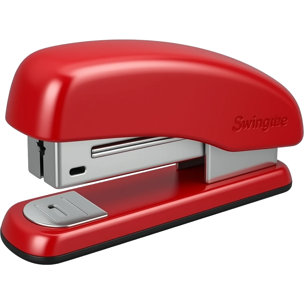 profile view side view shiny red stapler swingline emoji