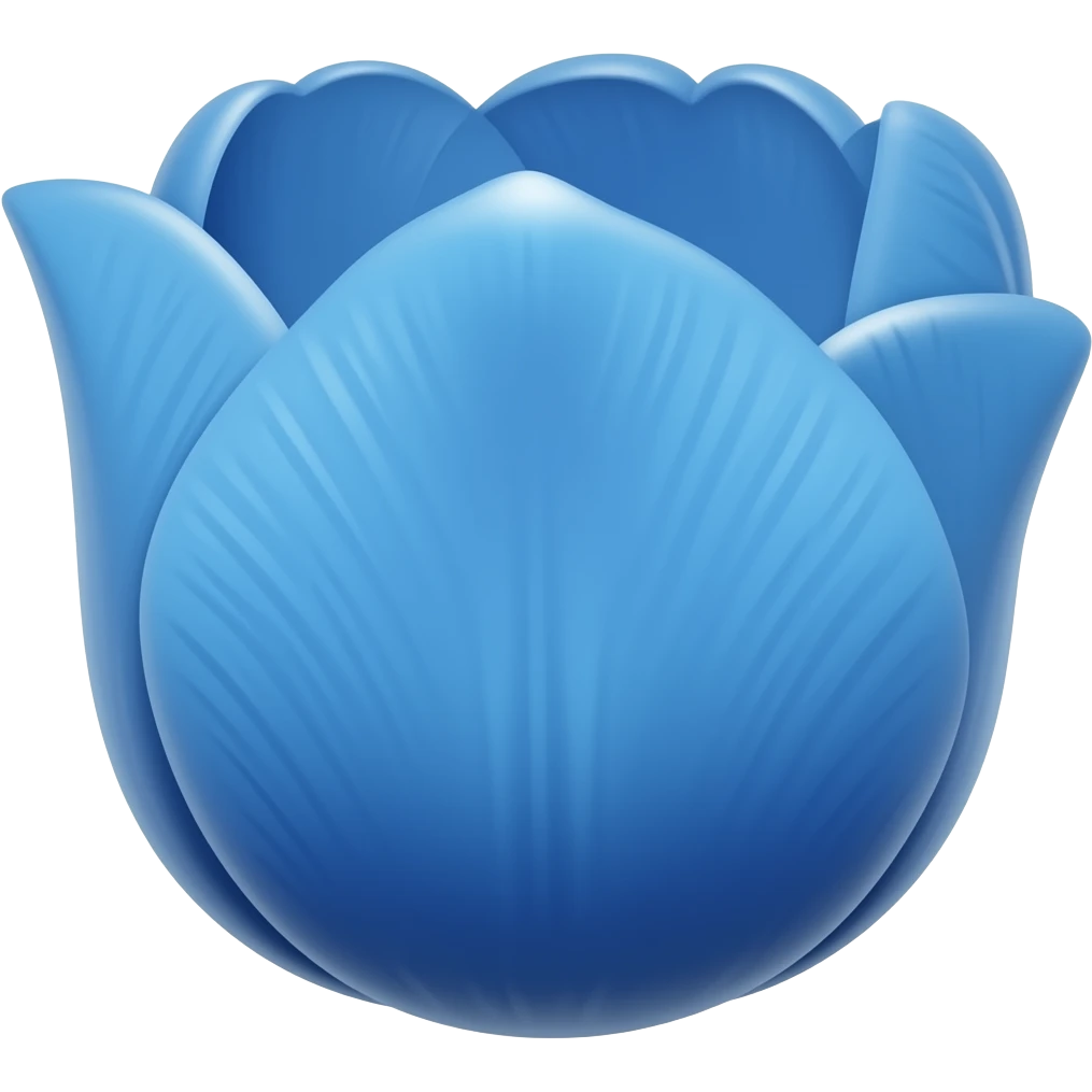 Blue 🌷 emoji