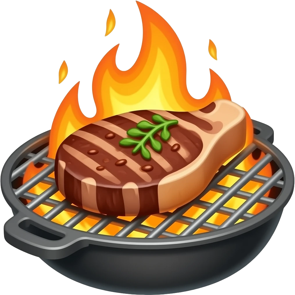 🥩🔥 emoji