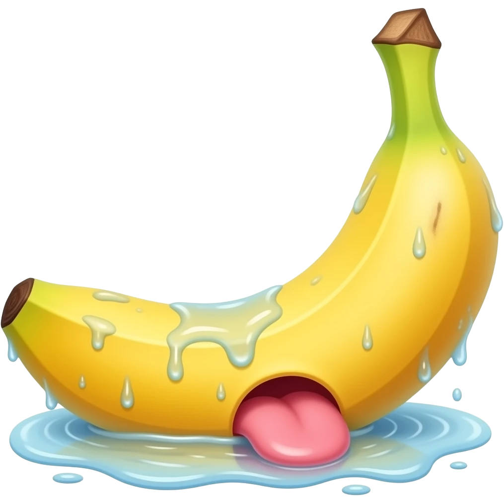 Banana sex wet and pussy emoji