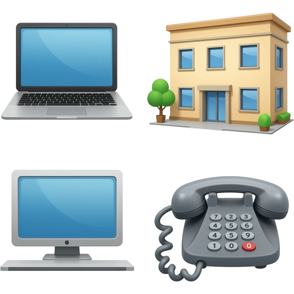 🏢💻🖥☎️ emoji