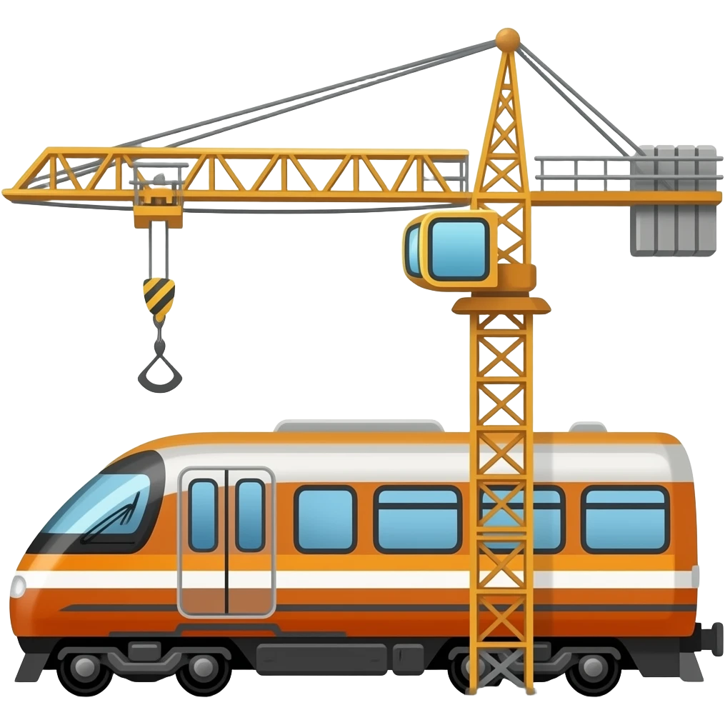 🚃🚃🏗 emoji