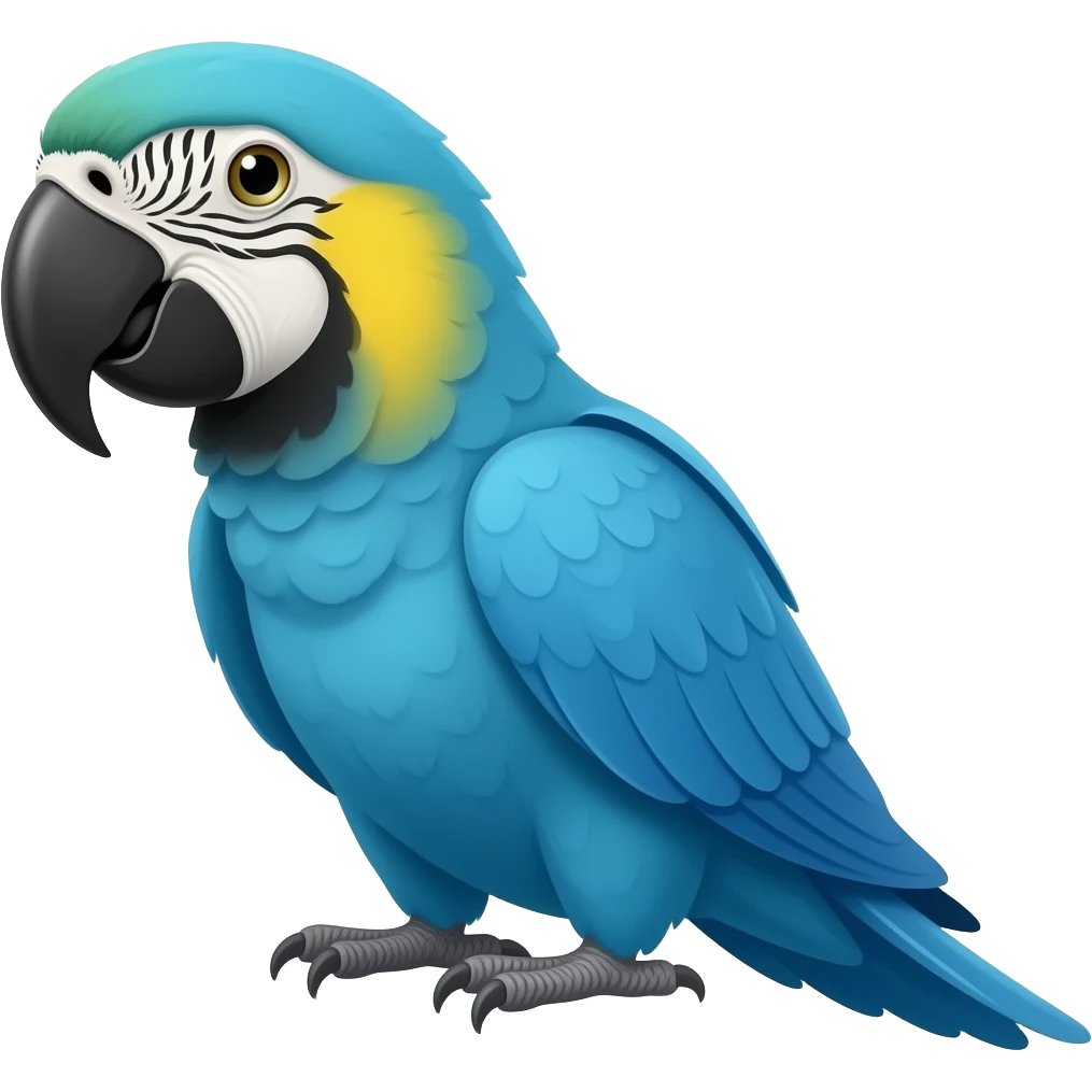 یه ایموجی طوطی آبی بساز emoji