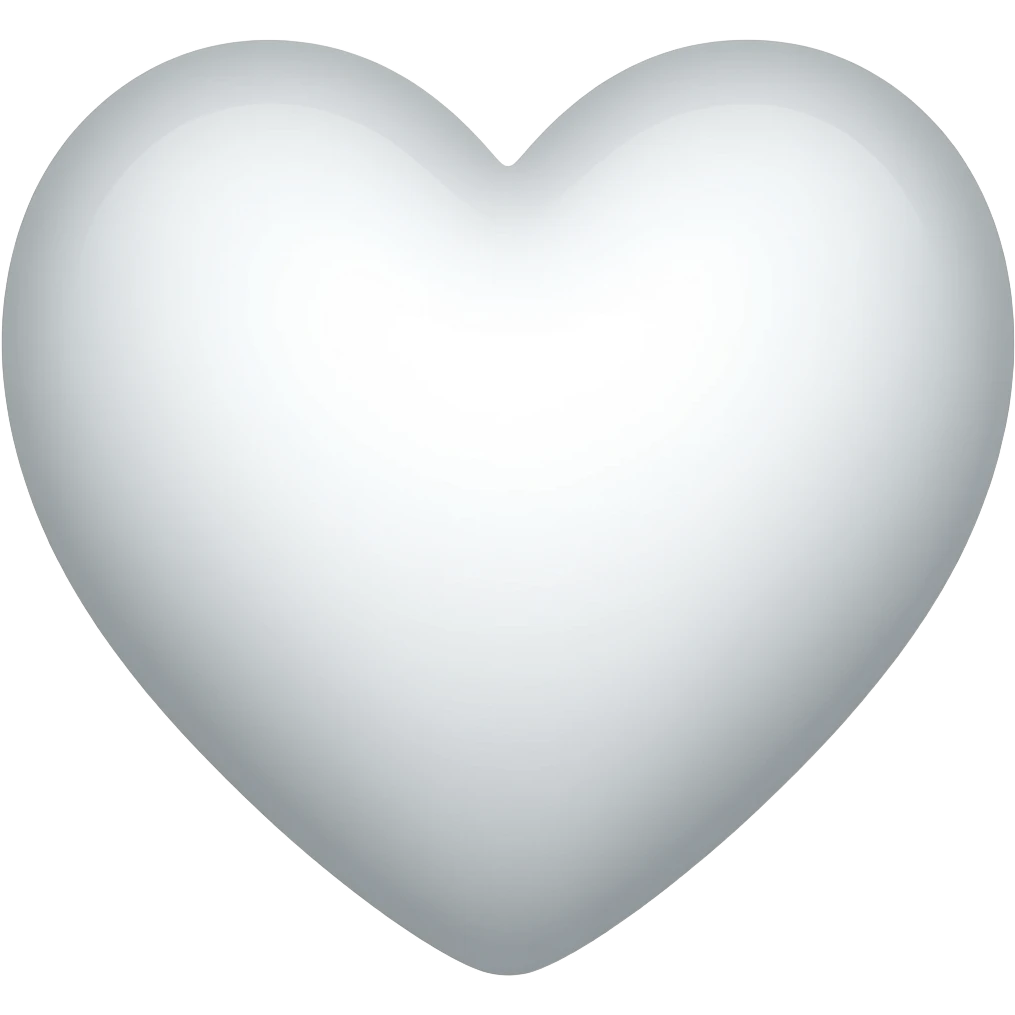 white heart emoji
