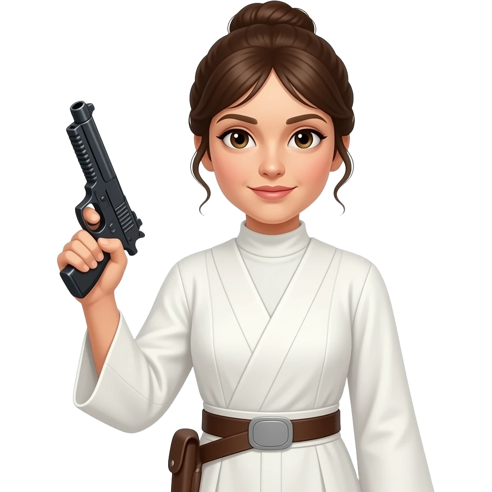 Realistic Princess Leia full body emoji
