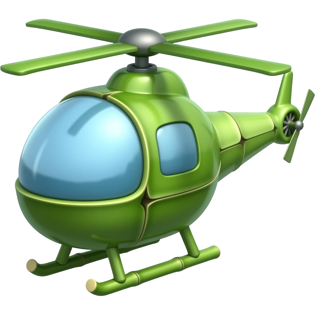 bamboo helicopter emoji