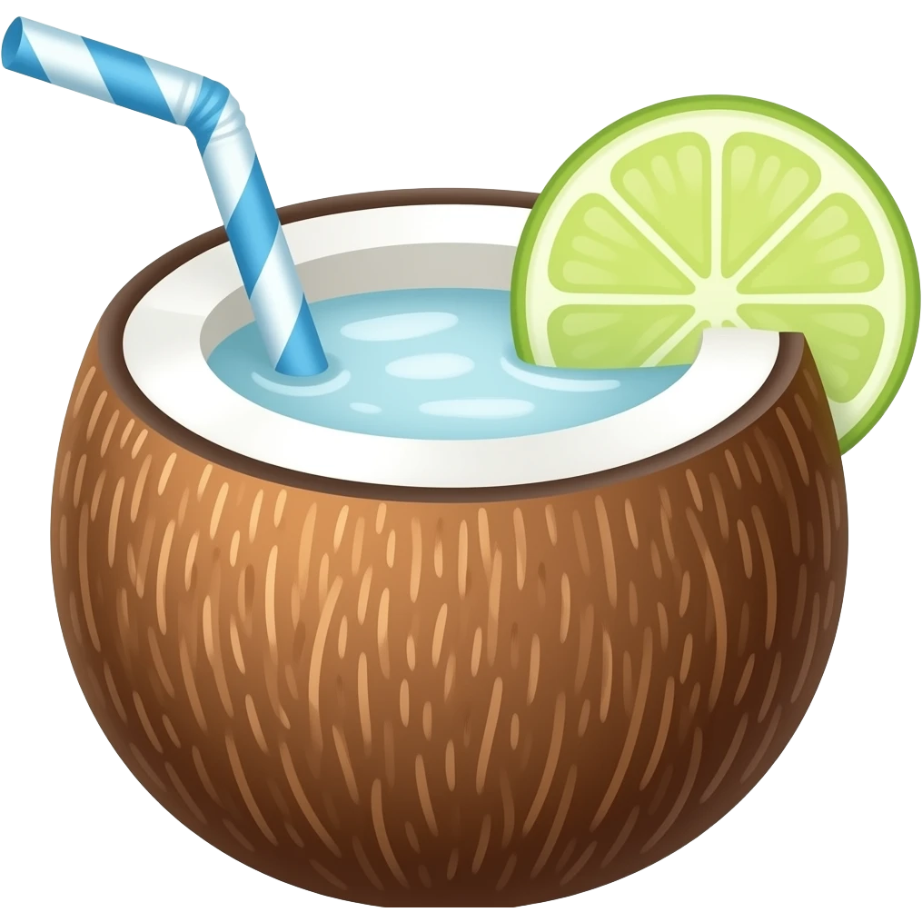coconut cocktail emoji