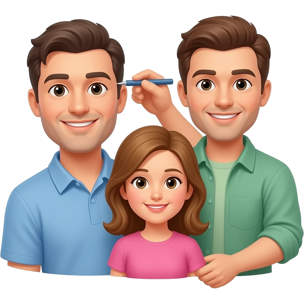 Мужчина строит семью emoji
