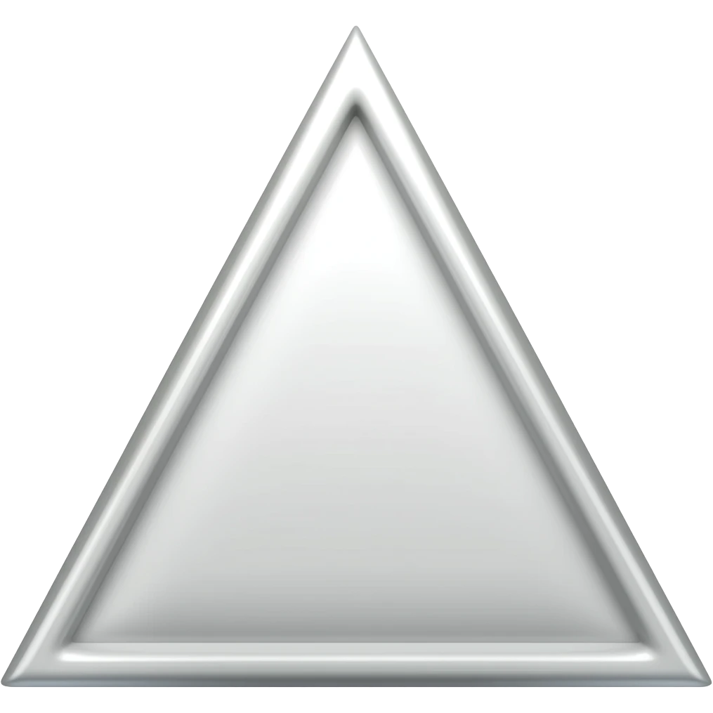 White triangle emoji