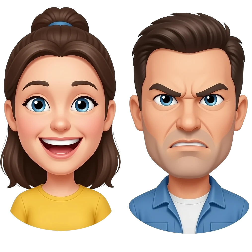 🤣+😠 emoji