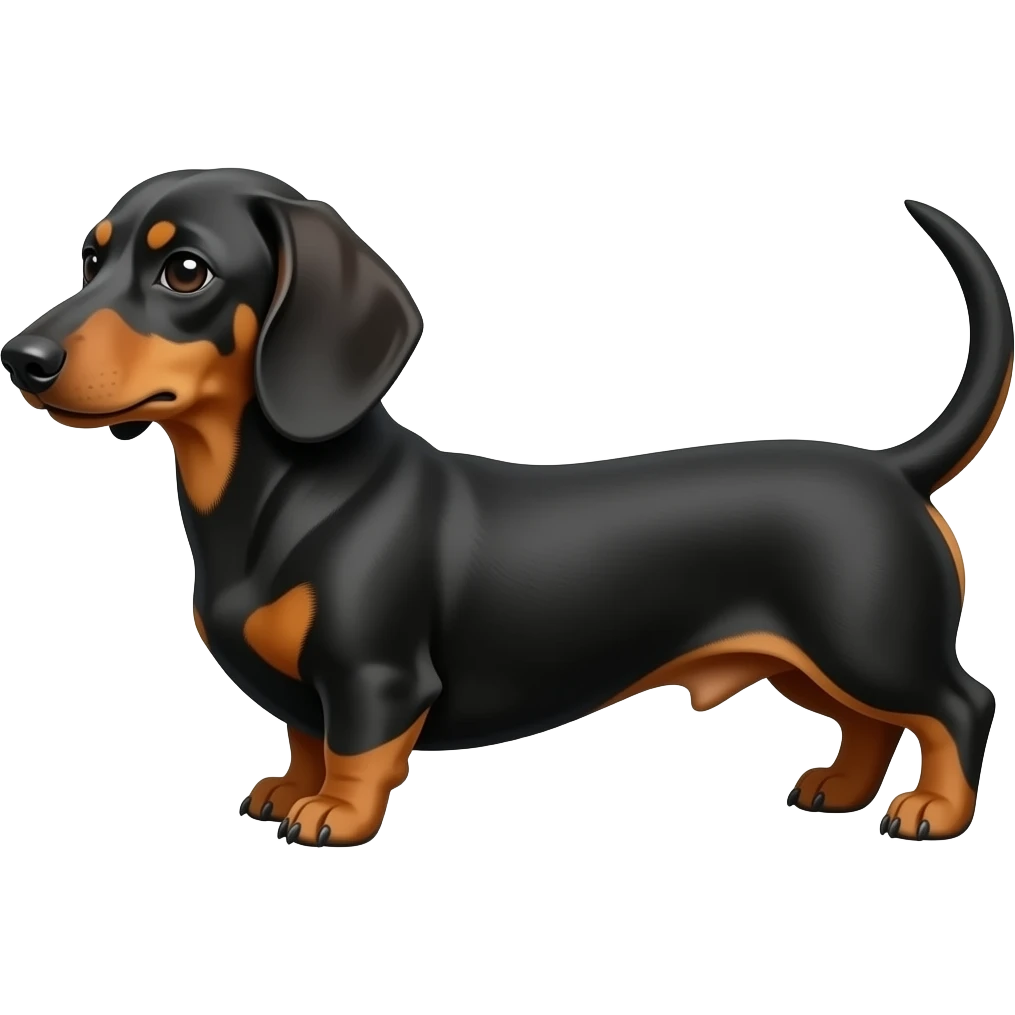 dog dachshund emoji