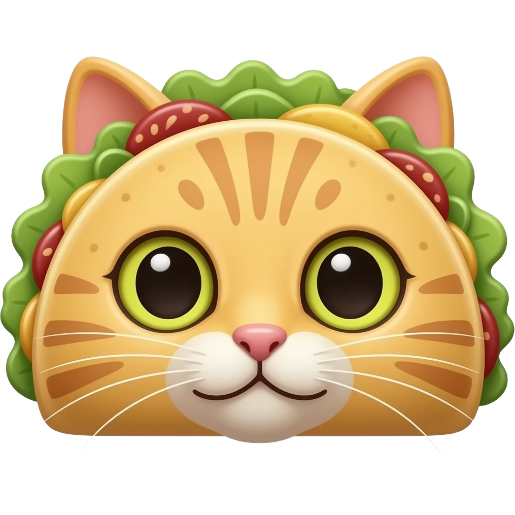 taco cat head emoji