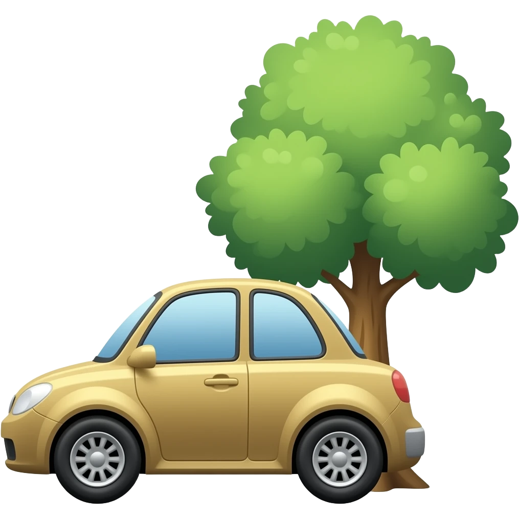🚙🌲 emoji