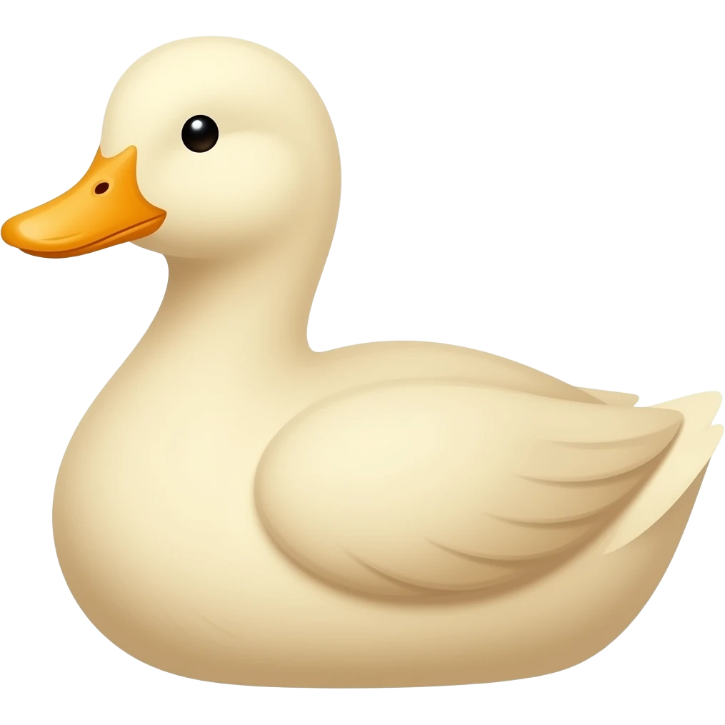 beige duck emoji