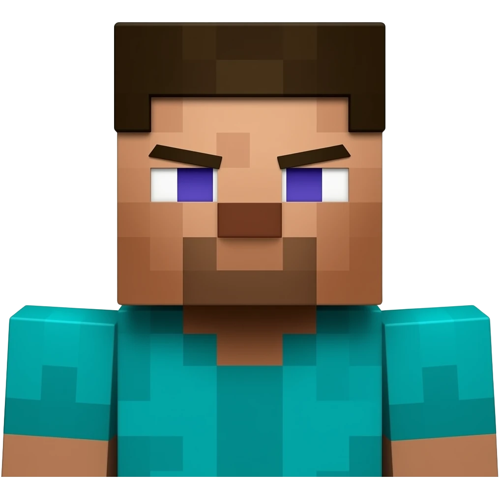 Steve Minecraft emoji