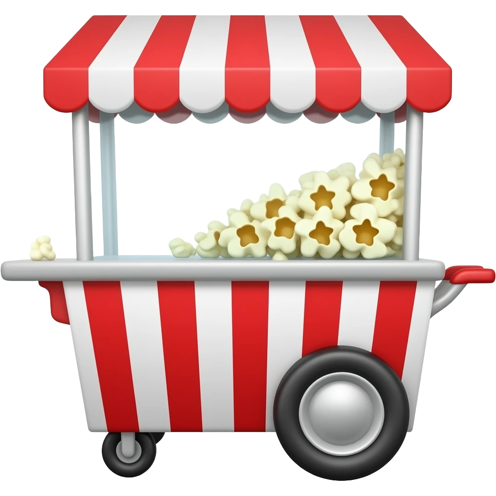 Carrinho de pipoca emoji