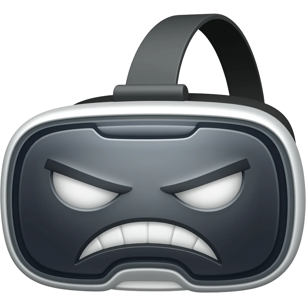Big scary vr emoji