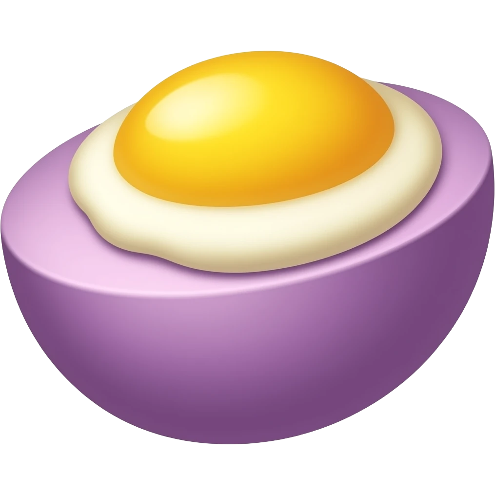 Purple deviled eggs with that egg PASTE in the middle I want the egg so purple, but I want the yolk in the middle yellow emoji