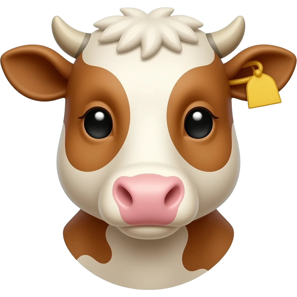 farm animals bust emoji