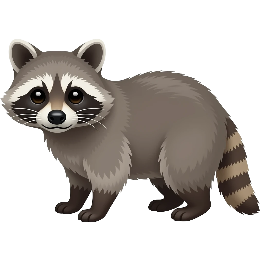 Common raccoon emoji