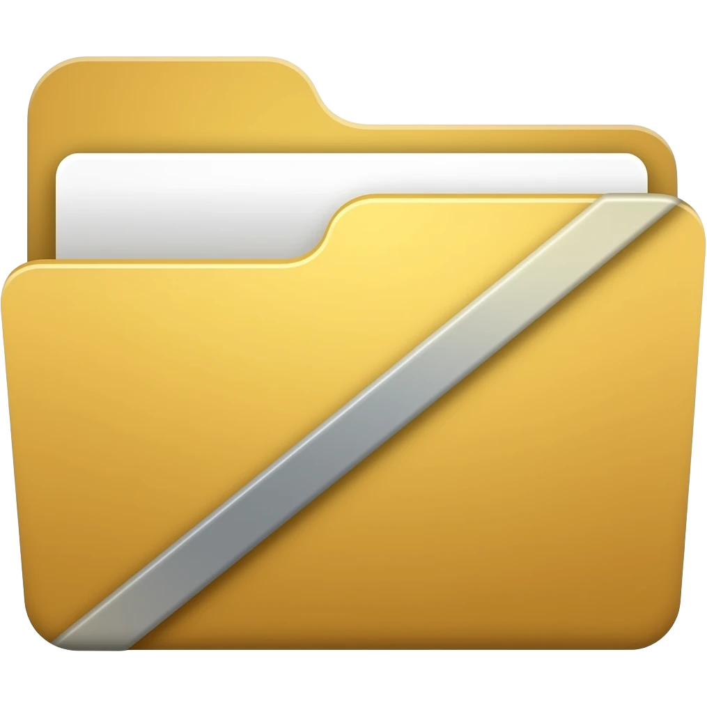 no folder emoji