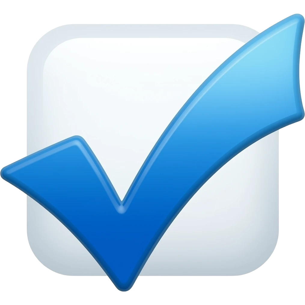 blue tic emojis emoji