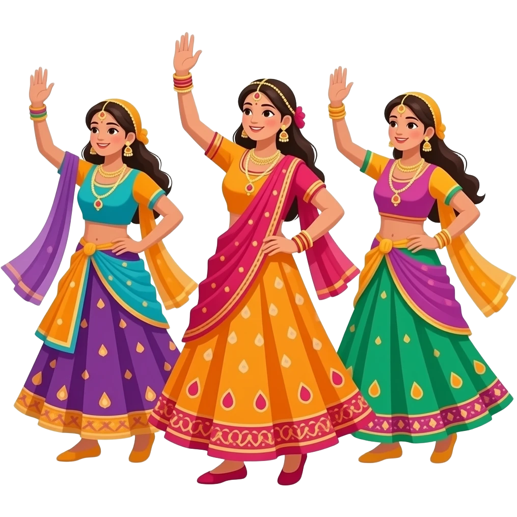 Garba festival emoji