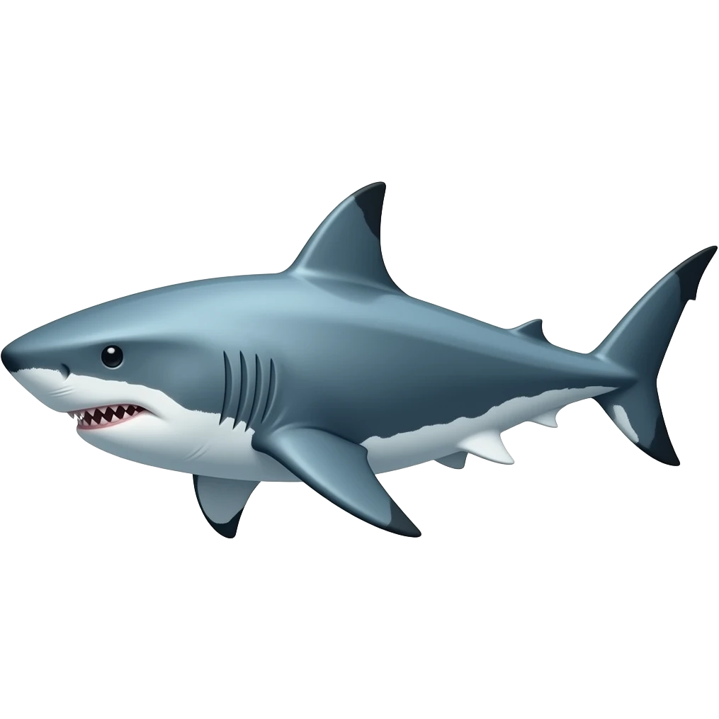 Shark animeted emoji