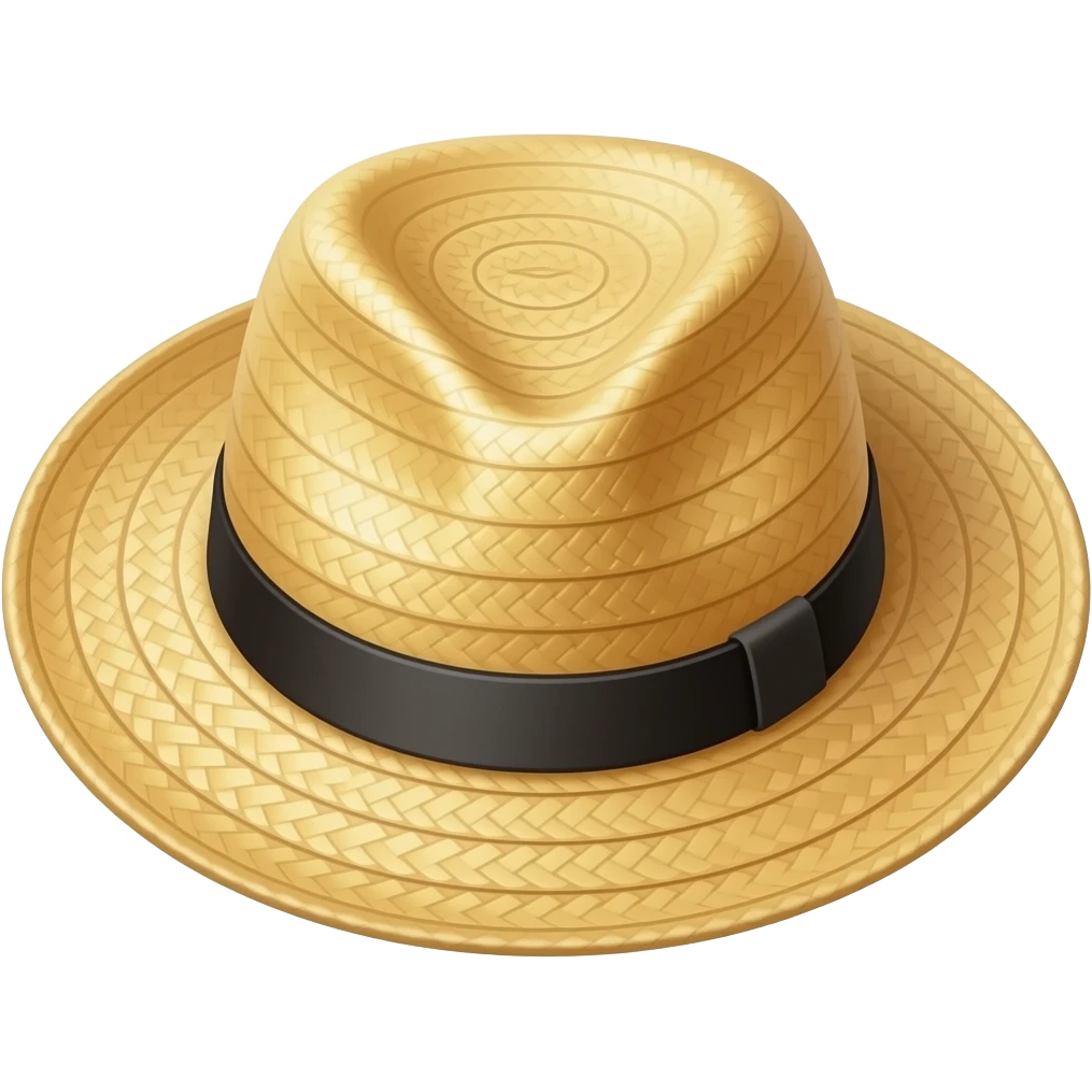 Straw hat emoji