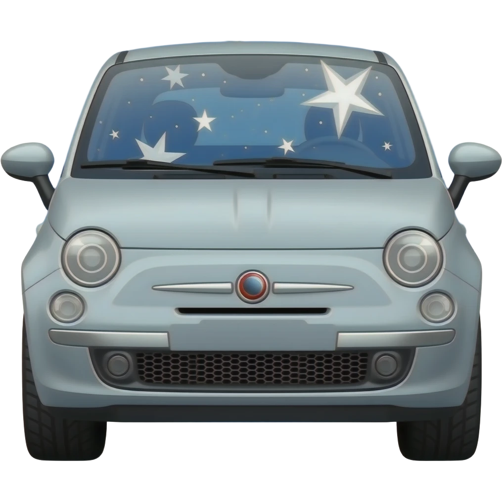 Fiat 500 In The Dizzy Stars Car emoji