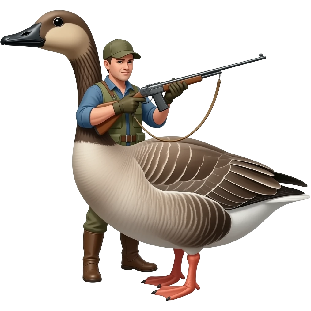 Goose hunting emoji