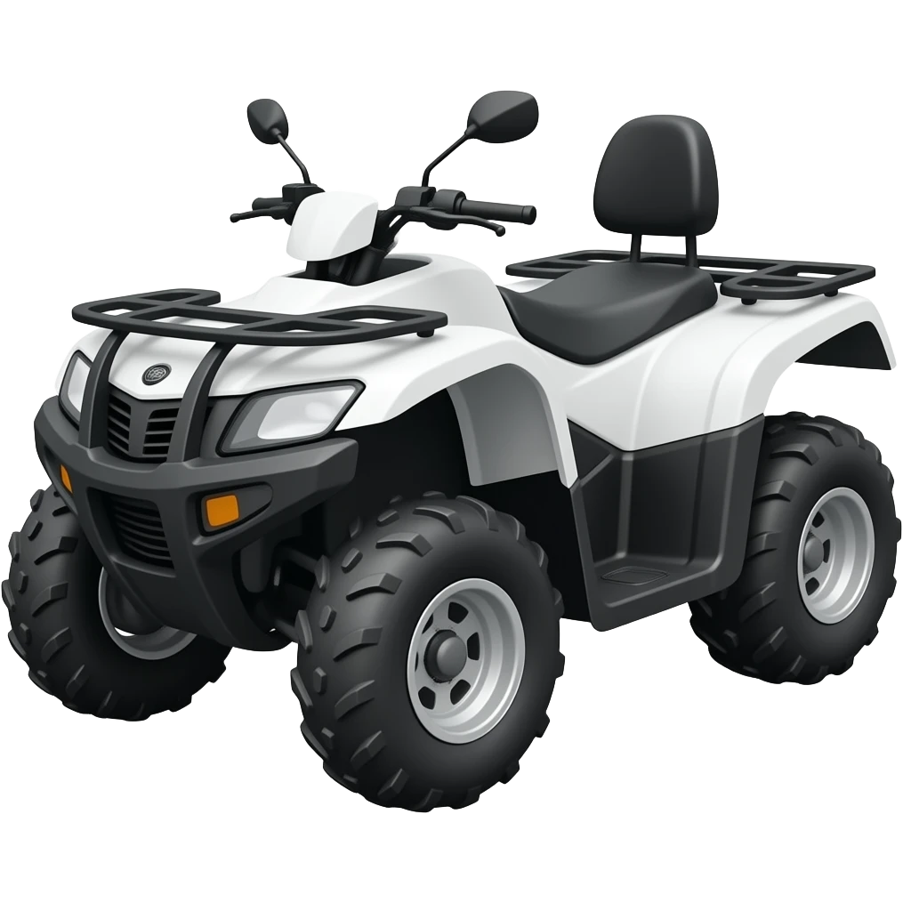 White four wheeler emoji