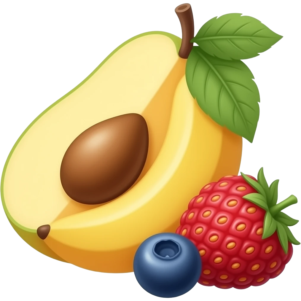 фрукты и ягоды emoji