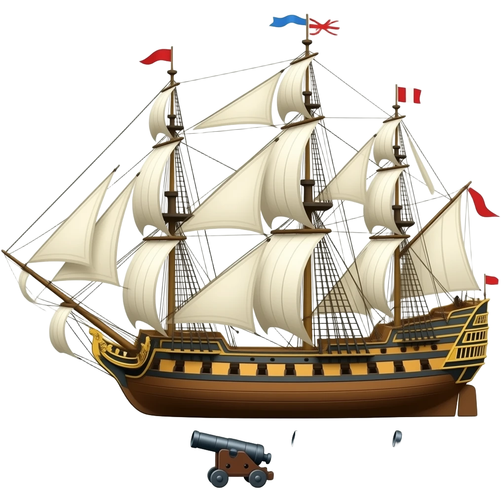 cannon-firing ship emoji