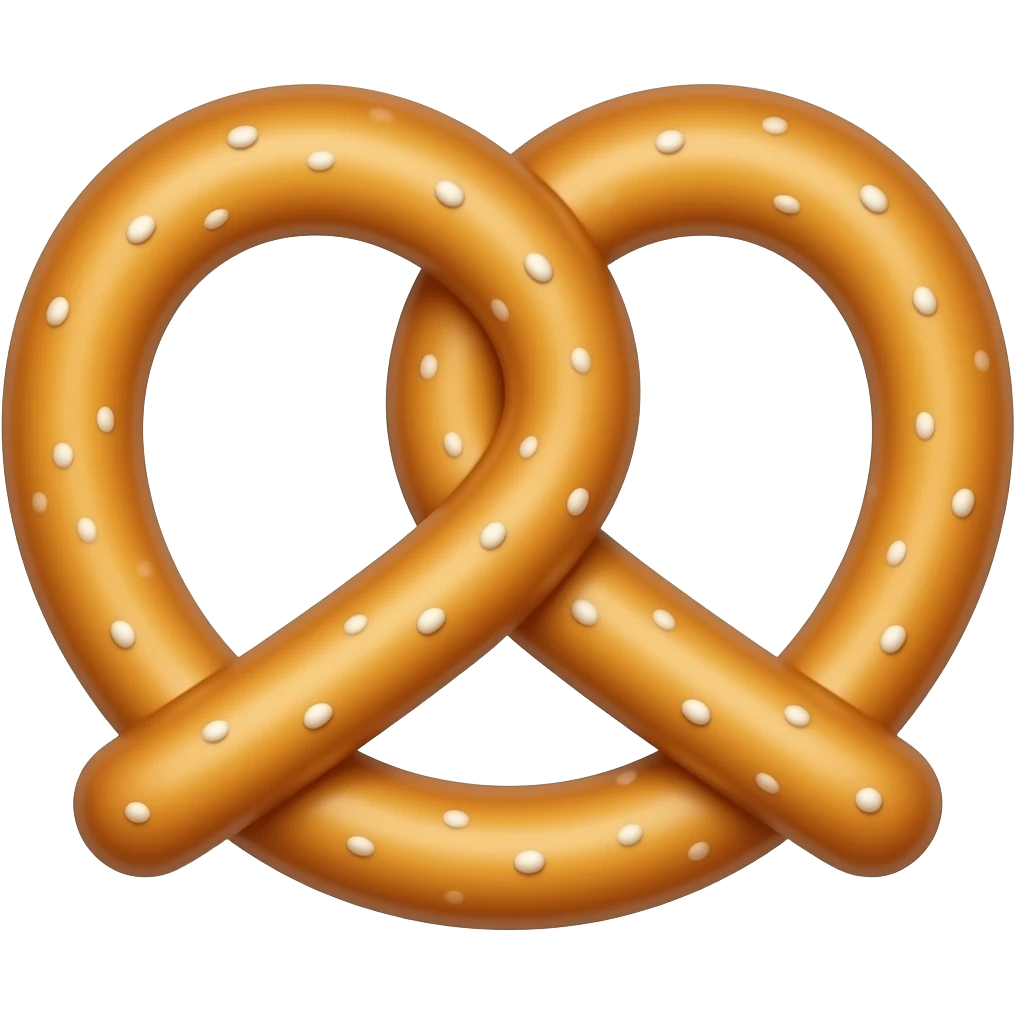 pretzel display emoji