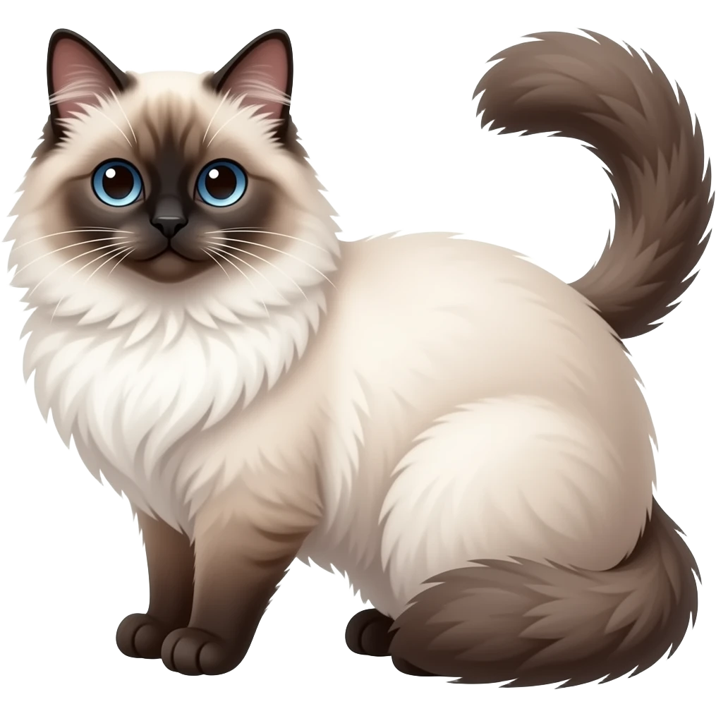 Ragdoll cat emoji