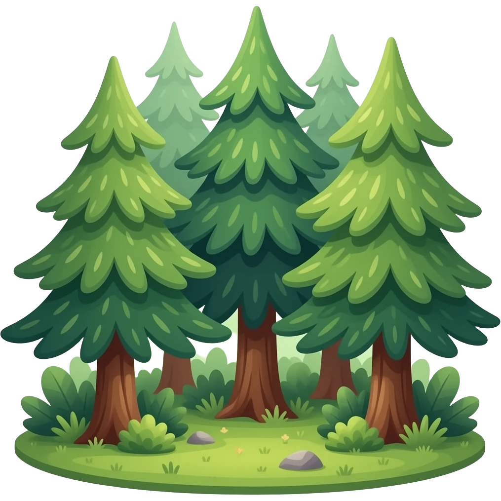 cozy forest decor emoji