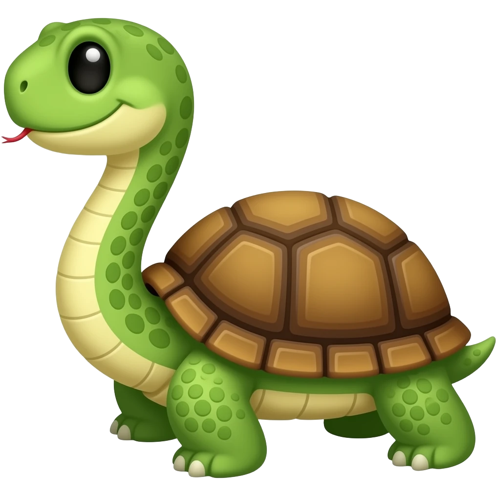 🐍 on 🐢 emoji