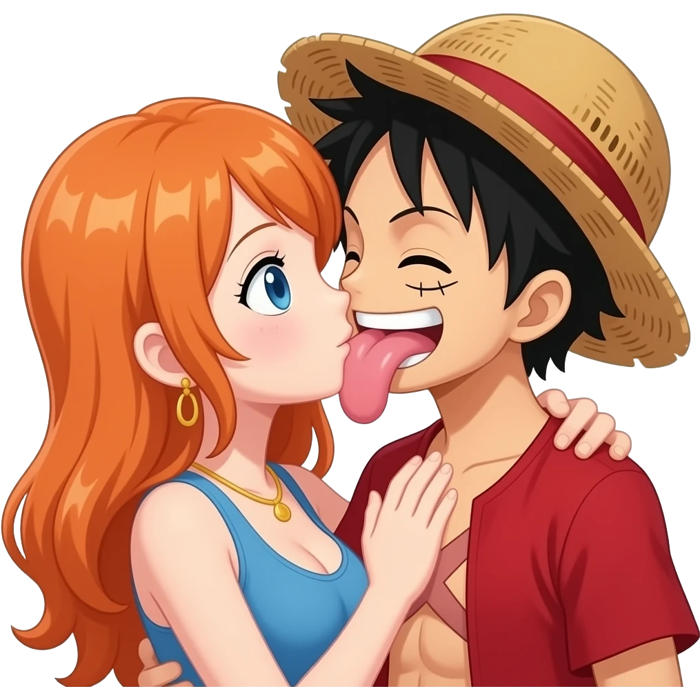 nami teniendo sexo con luffy emoji